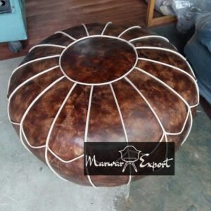 moroccan leather pouf, leather pouf, brown leather pouf, Marrakesh Poufs, Moroccan leather ottomans,Brown Leather Moroccan Pouf, Ottoman, Handmade Leather Pouf,Original Handmade Moroccan Leather Pouf, Moroccan Pouf, Leather Pouf, Ottoman Pouf, Brown Leather Pouf, Round Pouf, Tan Pouf, Ottoman,