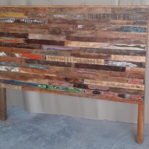 Reclaimed Wood Headboard l Recycle Wood BedHead
