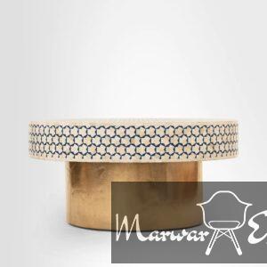 bone inlay coffee table