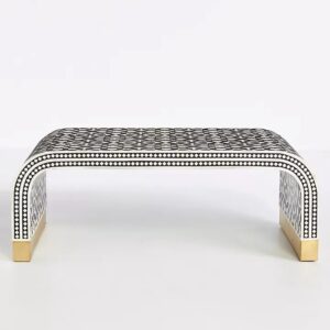 Bone Inlay Center Table