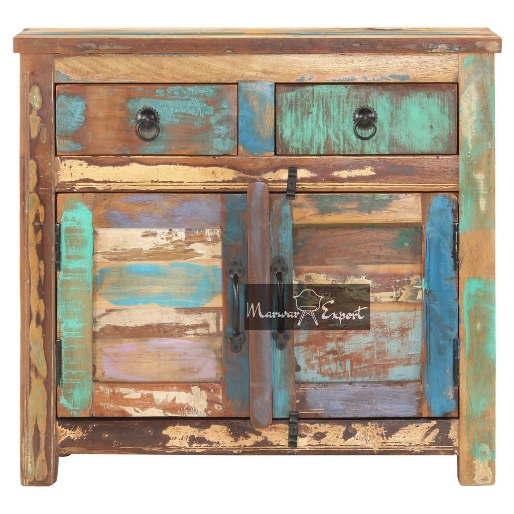 Reclaimed Wood Cabinet In Distress Finish | Reclaimed Wood Storage Cabinet | Farmhouse Cabinet Reclaimed Wood